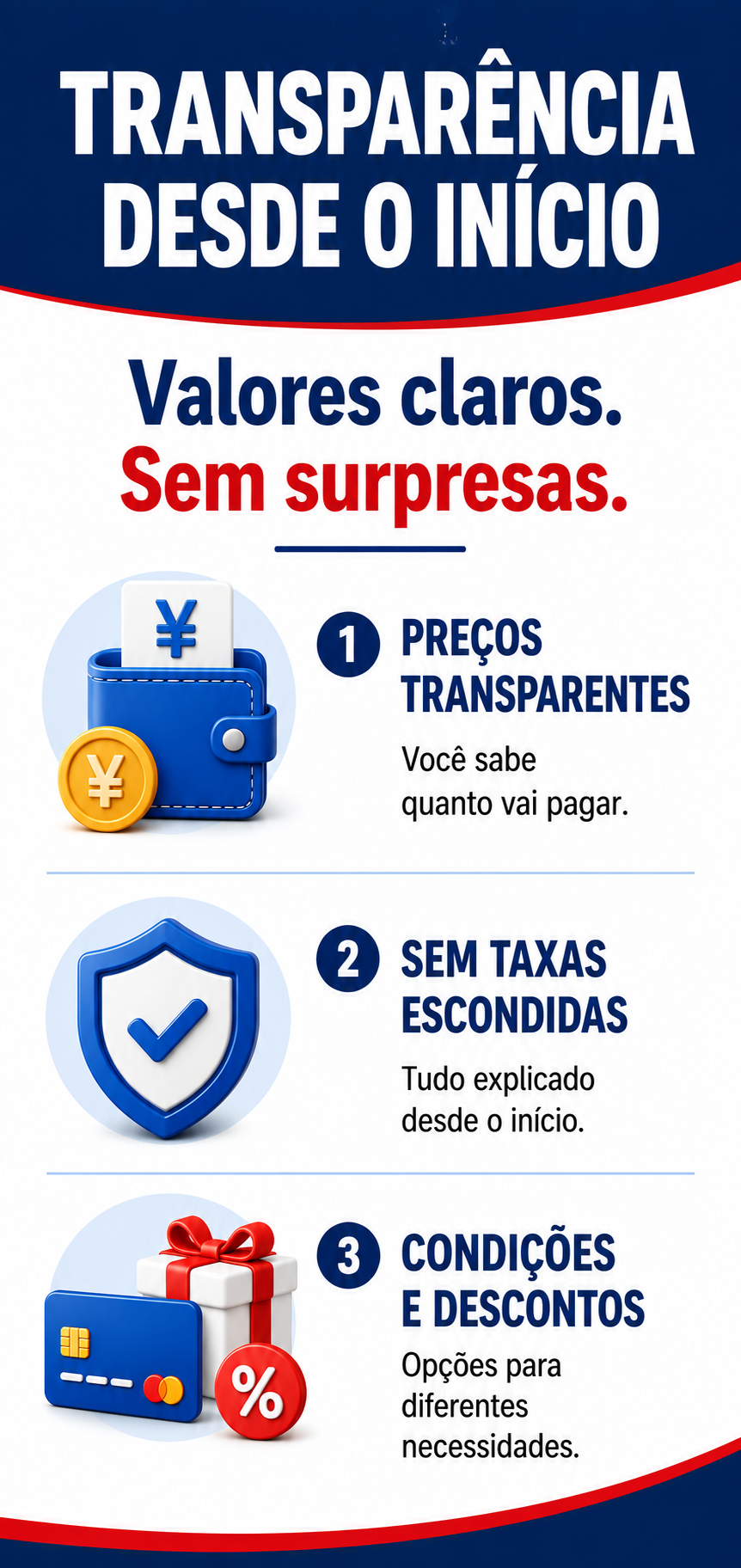 Valores claros e sem surpresas na FREEDOM